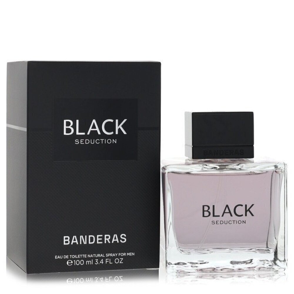 Seduction In Black by Antonio Banderas Eau De Toilette Spray 3.4 oz
